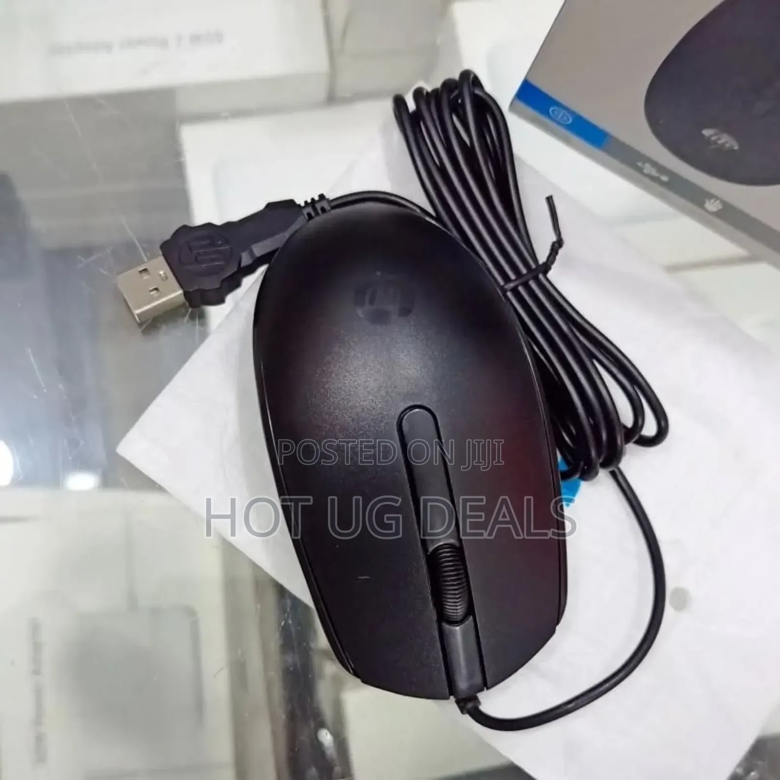 Hp M10 Wired Mouse -black