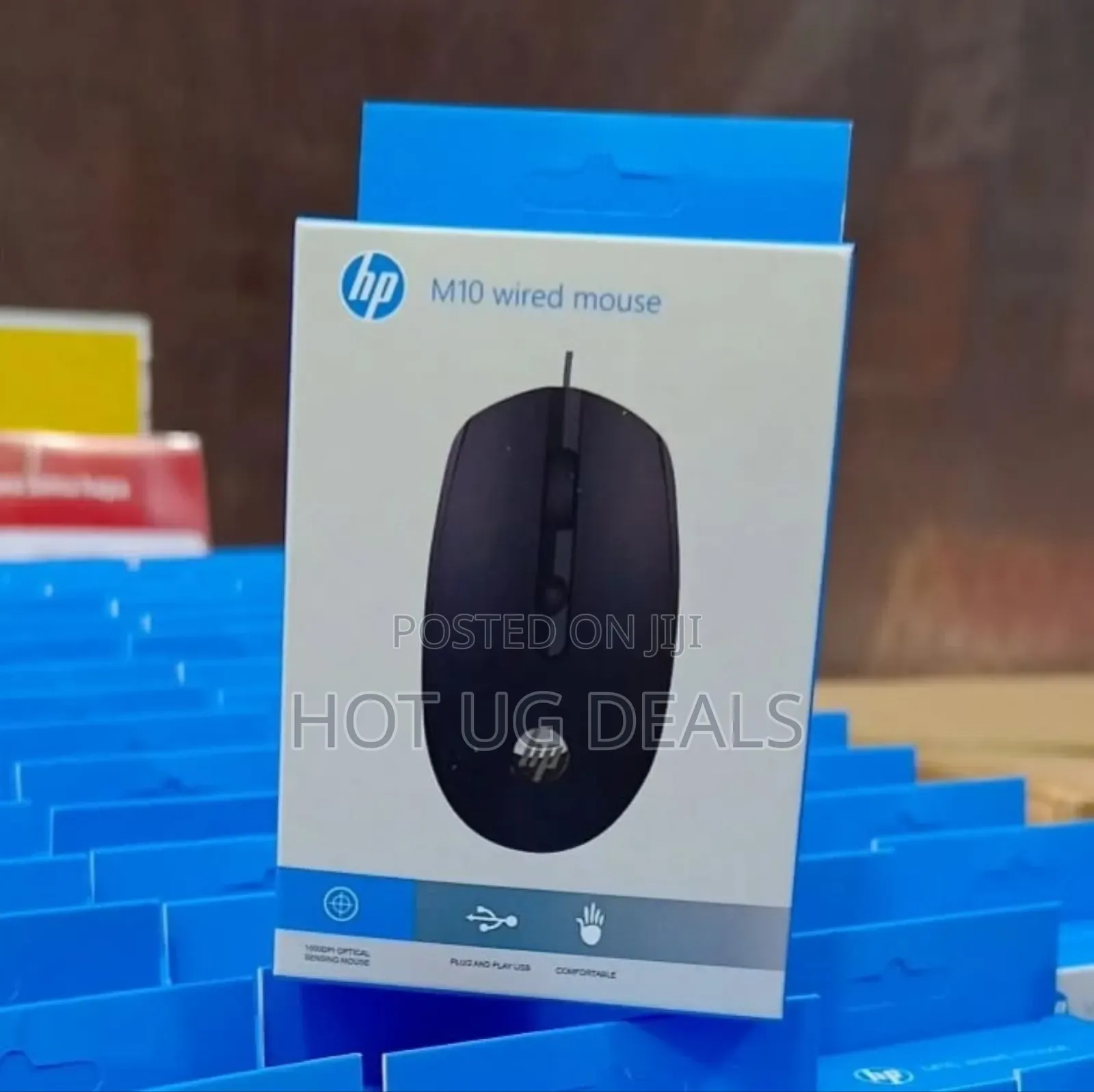 Hp M10 Wired Mouse -black