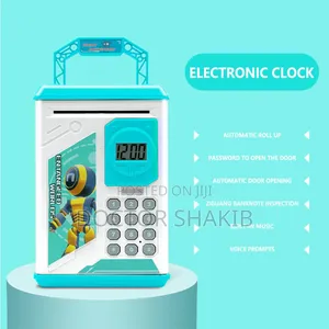 Robot Piggy Bank With Password Protection