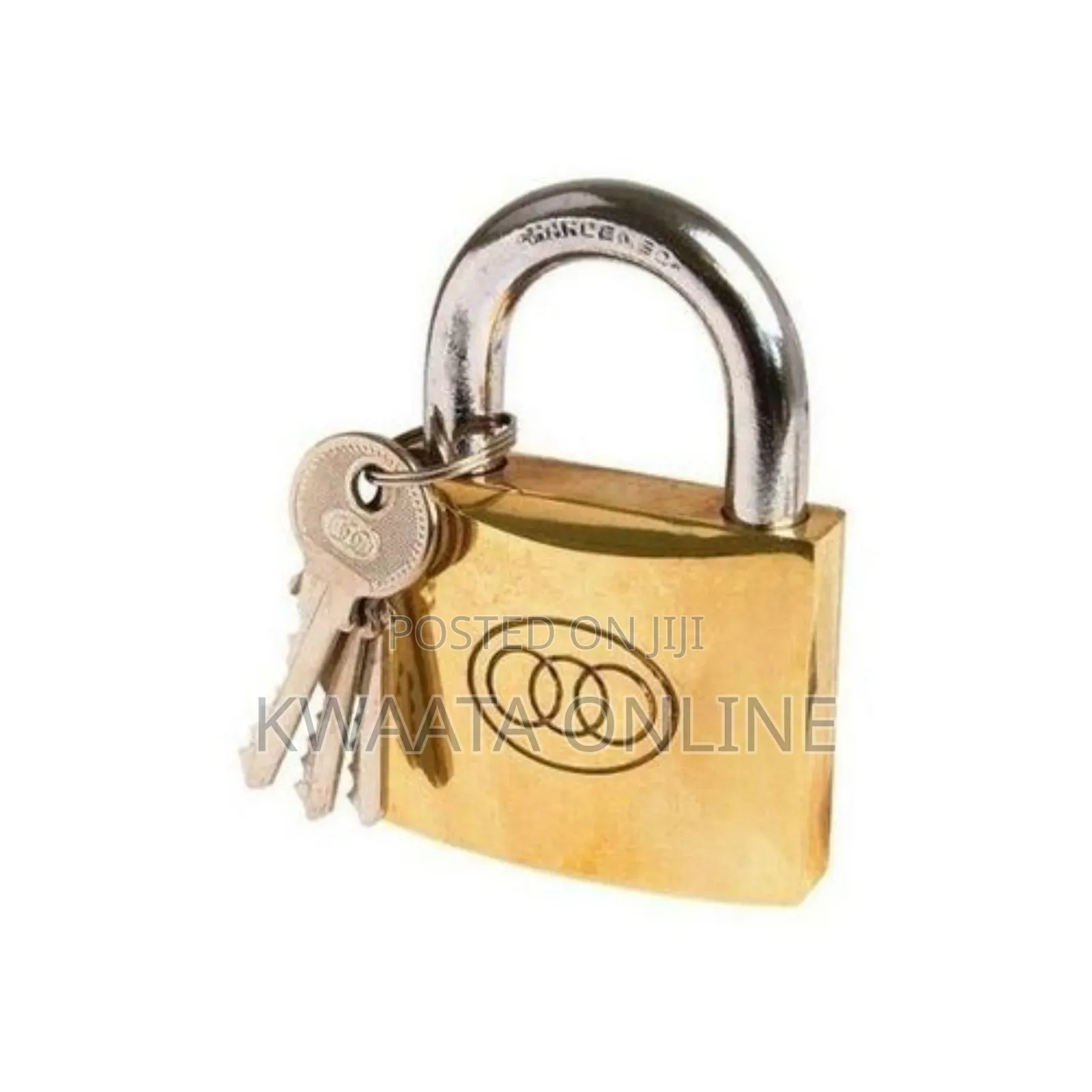 6 Piece Chart Multi Purpose Brass Padlock - 50mm
