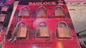 6 Piece Chart Multi Purpose Brass Padlock - 50mm
