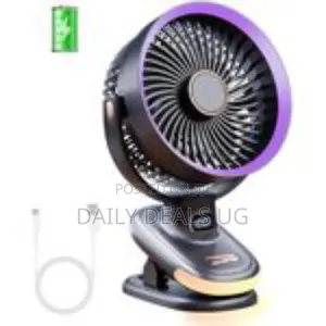 Auto Oscillating Table Fan 6.5-Inch, Timer, Digital Display