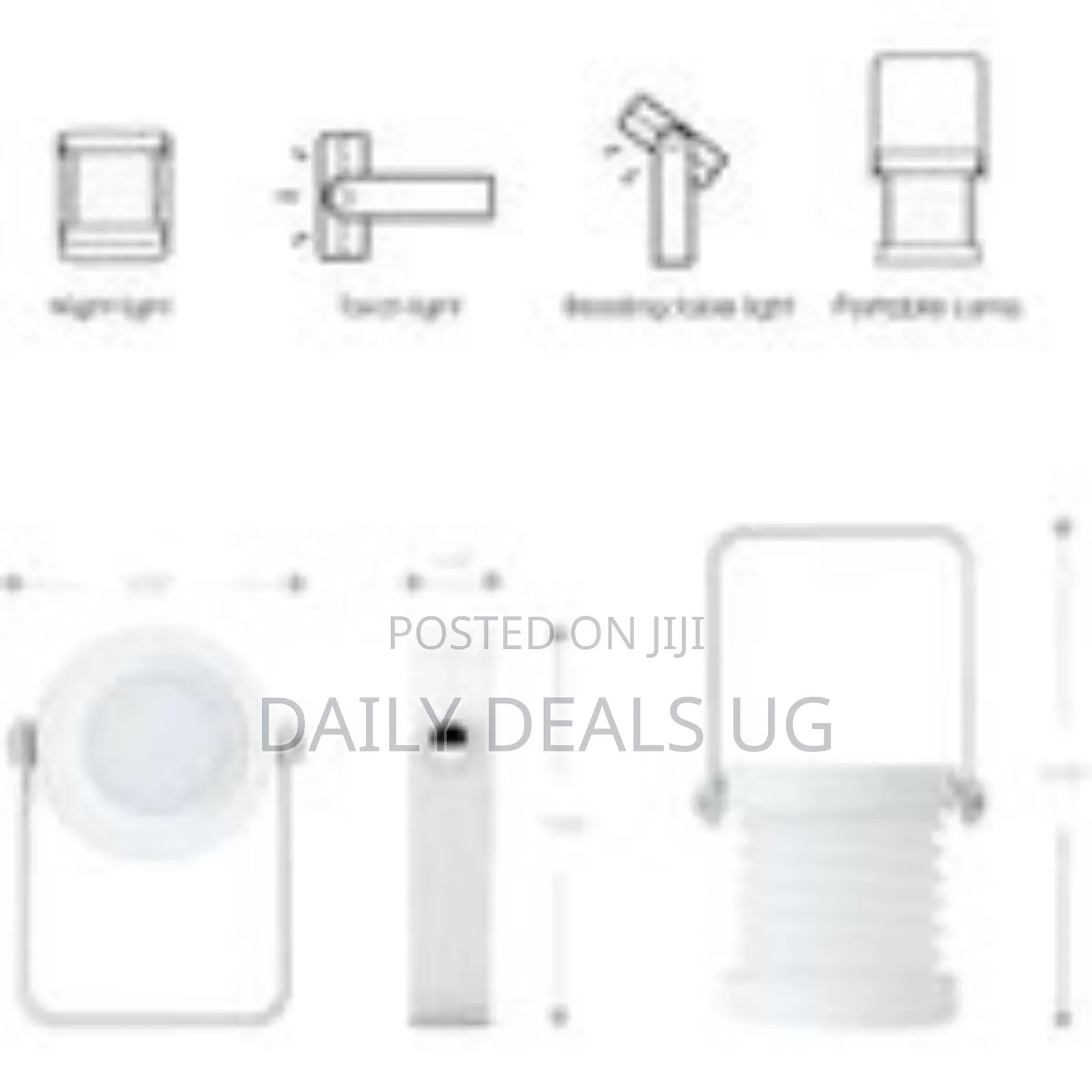 Collapsible Led Rechargeable Camping Lantern Lamp,Touch Battery