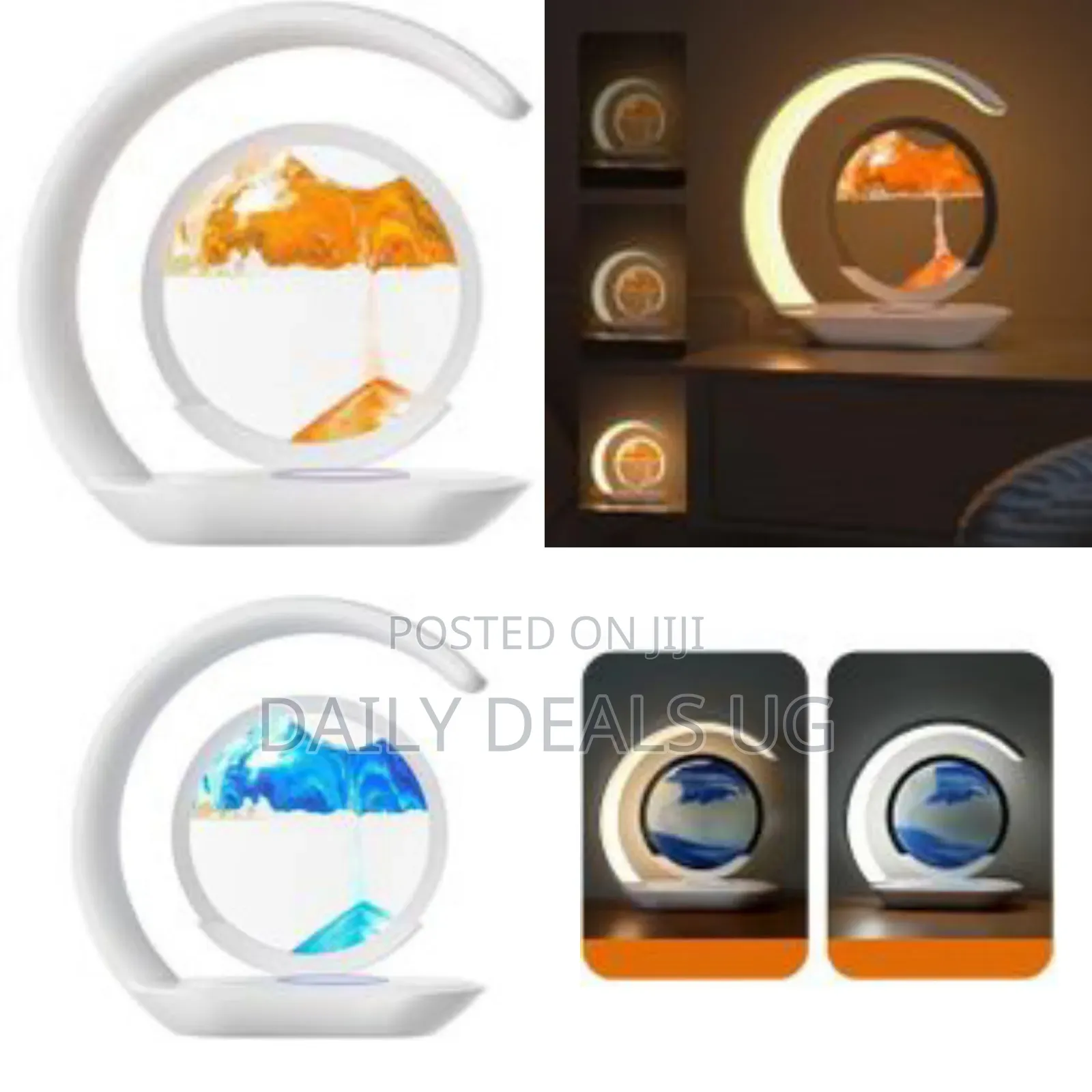 Bedhead Light Night Lamp Moving Sand Art -Painting Border Gift