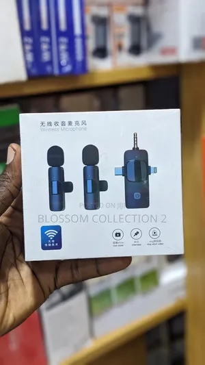 3in1 Wireless Lavalier Microphones for iPhone, Android and Cameras