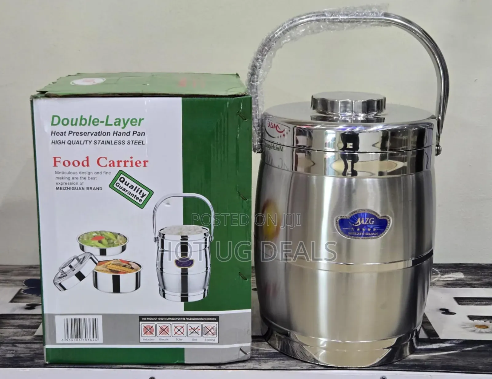 Food Flask 5ltr – Silver.