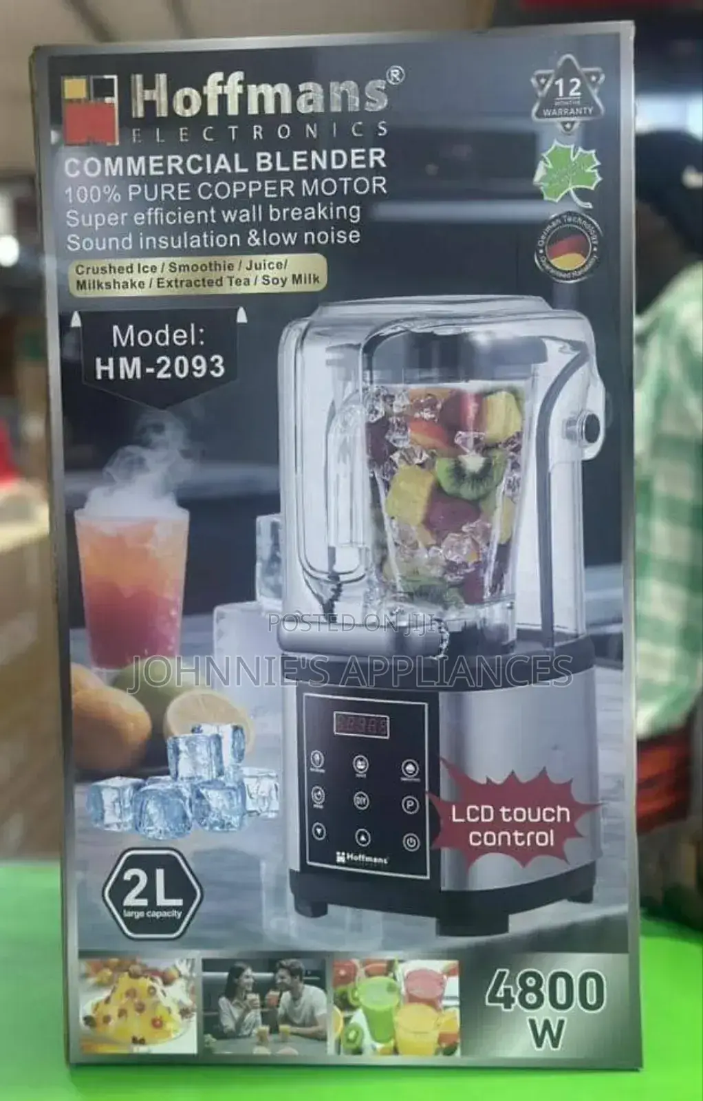 Hoffman Sound Proff Commercial Blender 2l