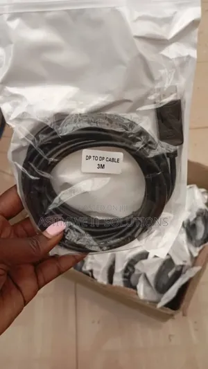 Dp to Dp Cable 3m (Displayport to Displayport Cable, 3 Meters Long).