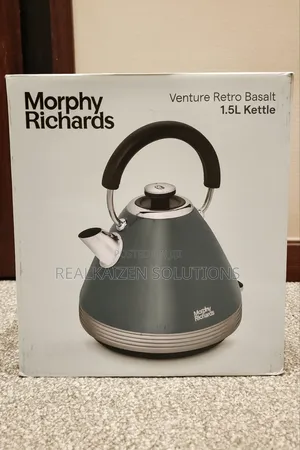 Uk Morphy Richards 1.5l Stainless Steel Retro Venture Pyramid Kettle