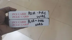Pci Card, Pci-E Card, and Pcie Firewire Cards.