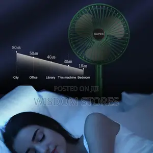 Mini Desktop Fan Floor Standing Fan Usb Rechargeable