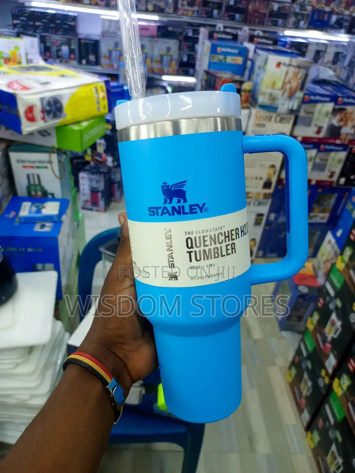 Stanley Quencher H2.0 Flowstatetm Tumbler 40oz Iris Blue