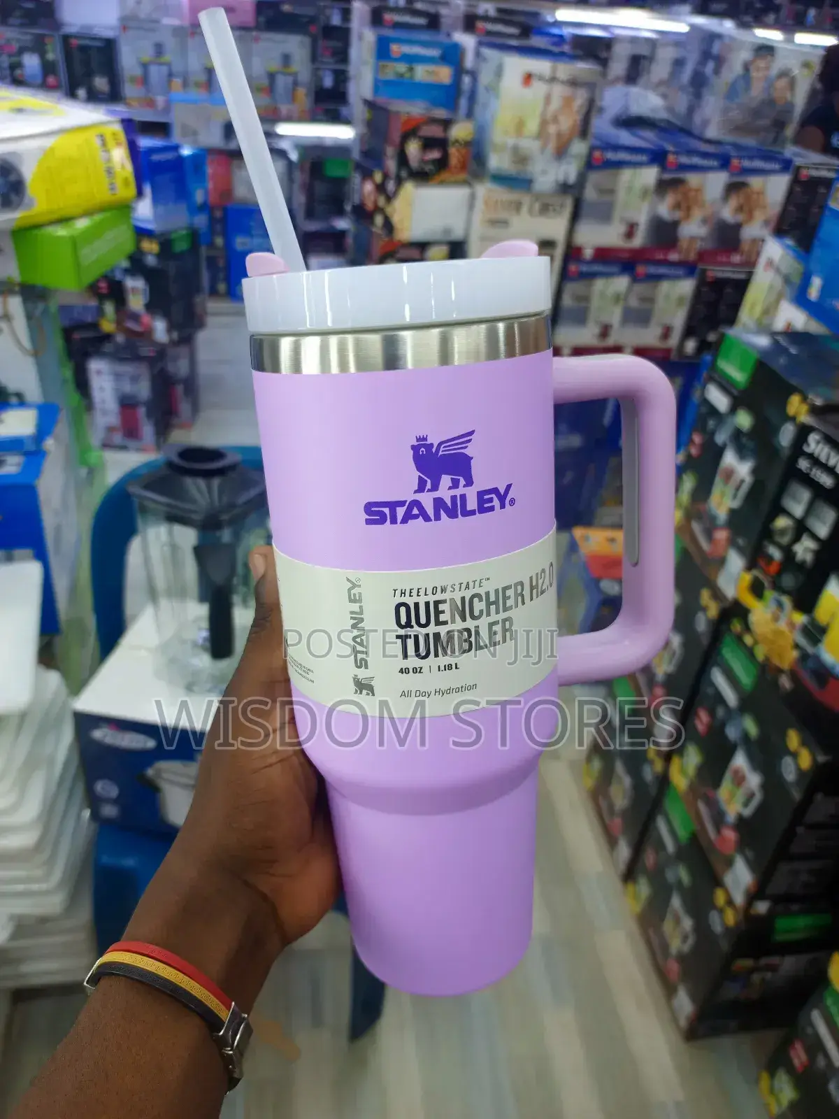 Stanley Quencher H2.0 Flowstatetm Tumbler 40oz Iris Blue