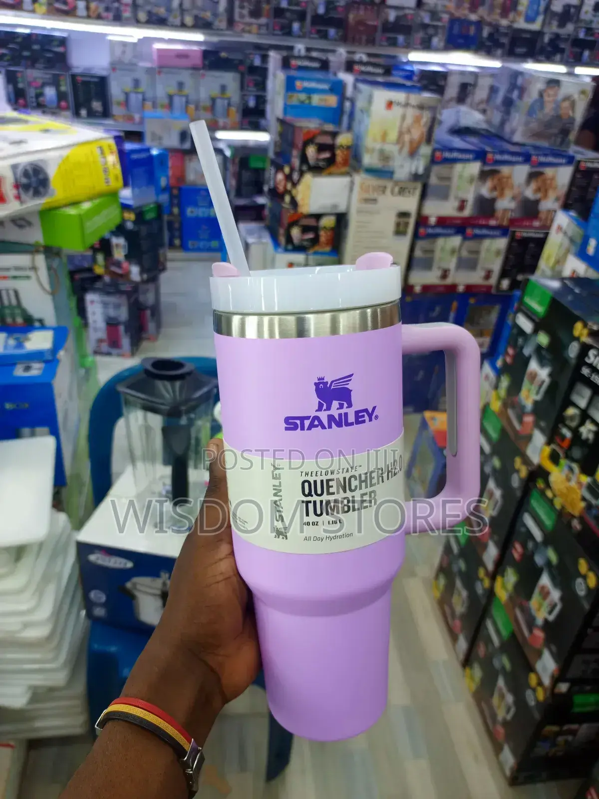 Stanley Quencher H2.0 Flowstatetm Tumbler 40oz Iris Blue