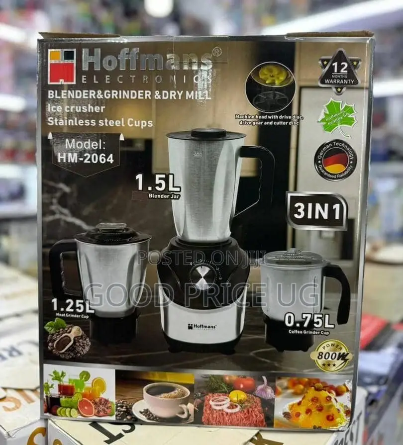 Hoffmans 3 in 1 Blender 1.5l Hm-2064