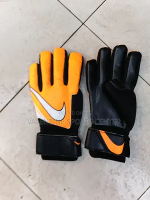 Orange Nike Goal Keepers Gloves Original Material