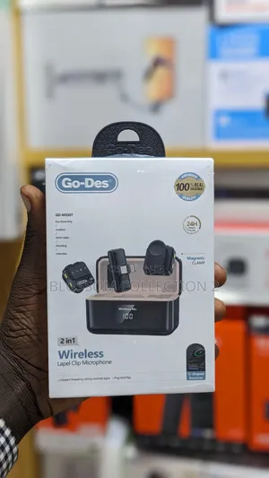 Go-Des Gd-Ws307 2in1 Noise Cancelling Wireless Lavalier Microphone