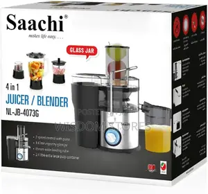 Saachi 4 in 1 Juicer/Blender With Glass Jar