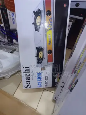 Saachi Double-Burner Gas Stove.