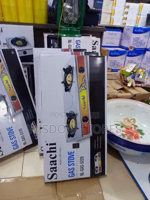 Saachi Double-Burner Gas Stove.