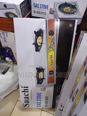Saachi Double-Burner Gas Stove.