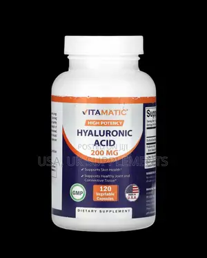 Vitamatic 200mg Hyaluronic Acid 120capsules