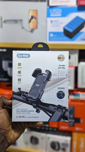 Go-Des 360 Shockproof Motorcycle and Bicycle Phone Holder Gd-Hd694