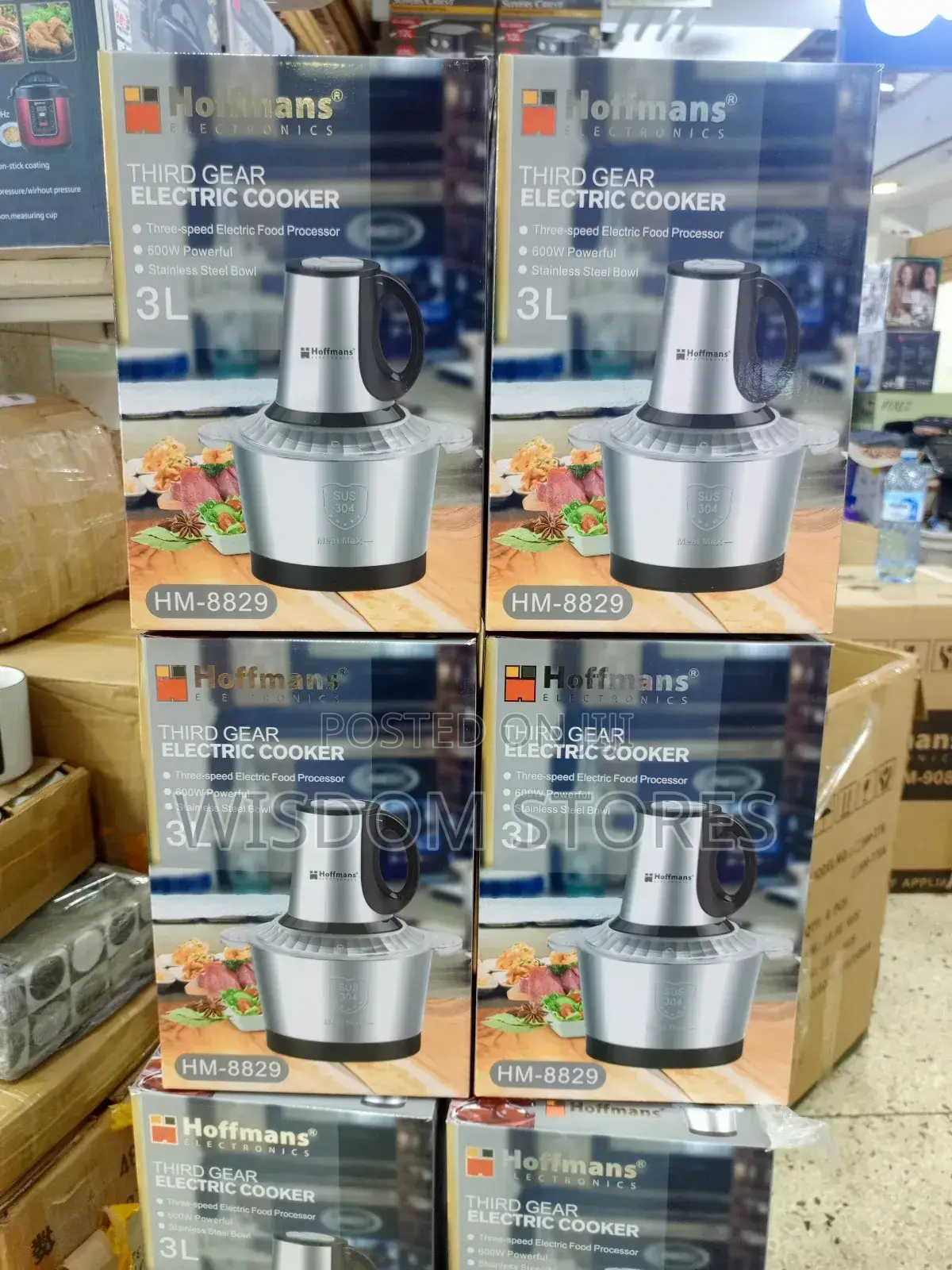 Electric Food Processor 3l
