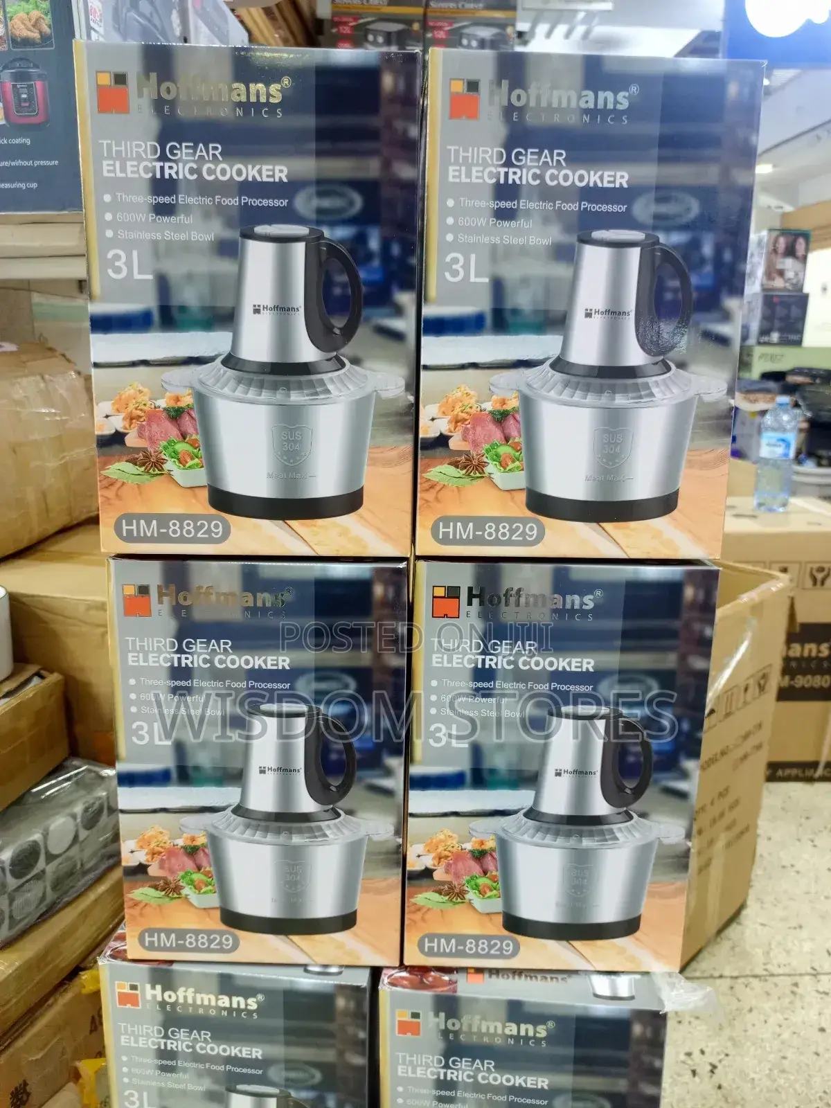 Electric Food Processor 3l