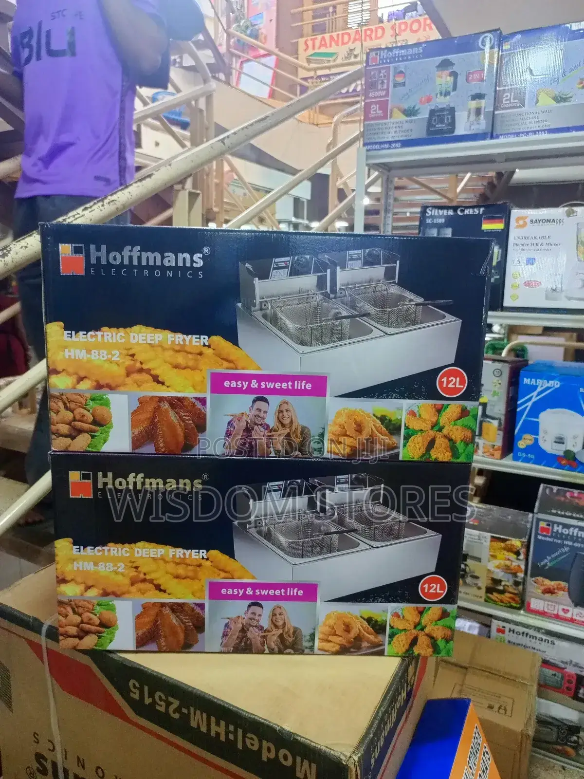 12l Hoffmans Electric Deep Fryer