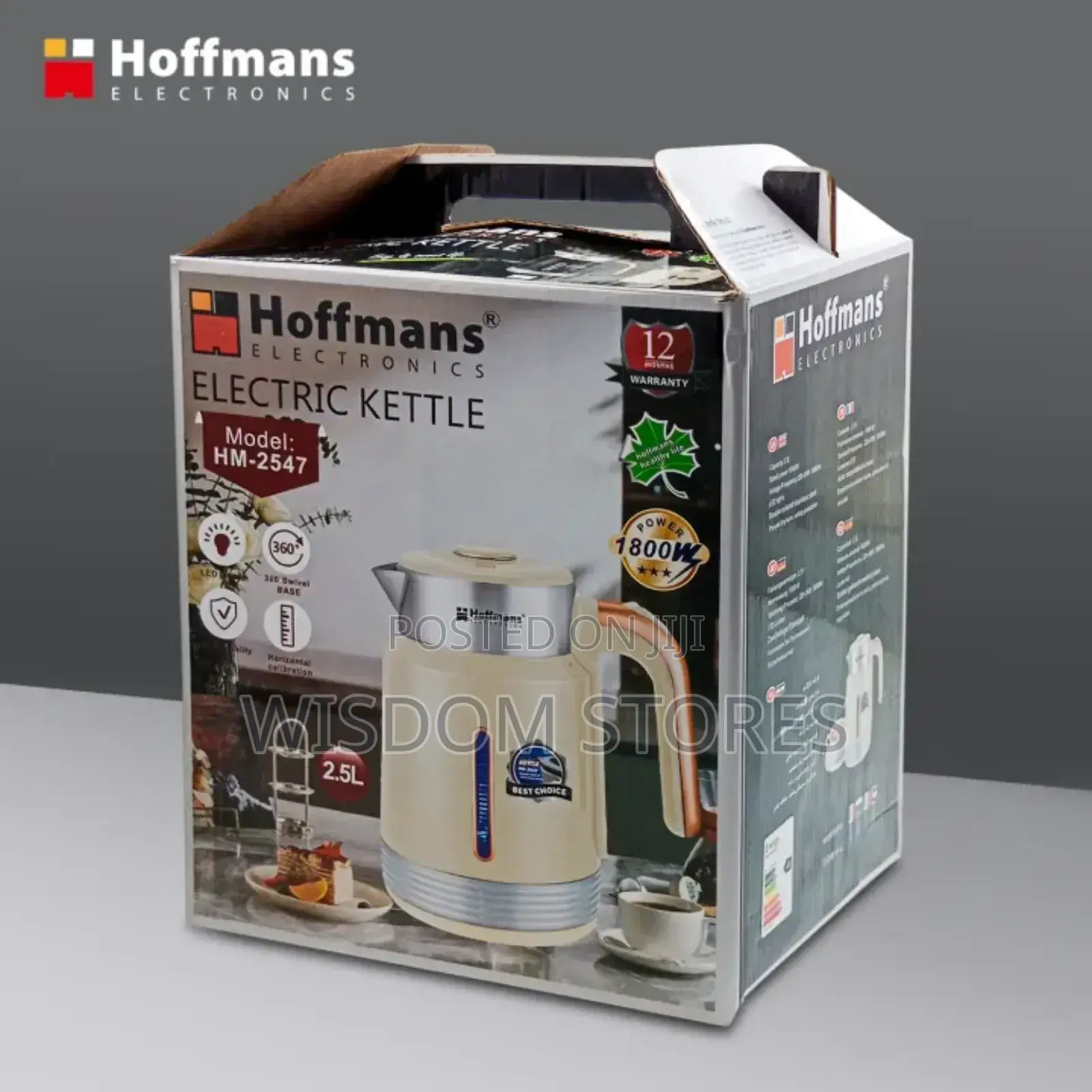 Hoffmans 2.5l Electric Milk Boiling Kettle | Hm-2547