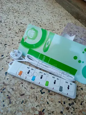 Extension Socket With Fuse Plug Protector