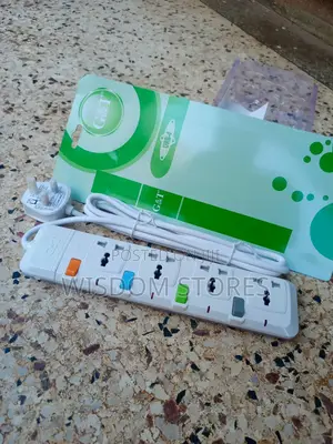 Extension Socket With Fuse Plug Protector