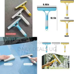 1 Piece of Double Sided Water Spray Squeegee 3 in 1 Window Cleaning