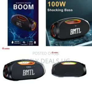 BMTL Portable Best Sound Quality Boombox 100w Strong Bass Bluetooth5.3