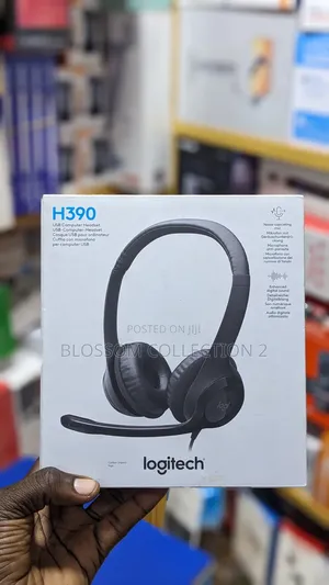 Logitech H390 Wired Headphones With Mic, Usb-a Headset With Microphone