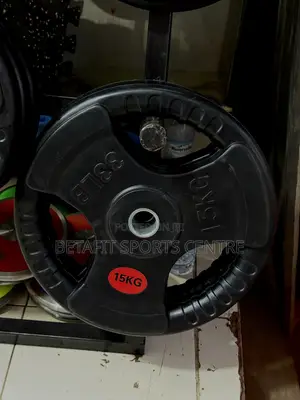 Weight Lifting Plates 15 Kg Pair Small Hole
