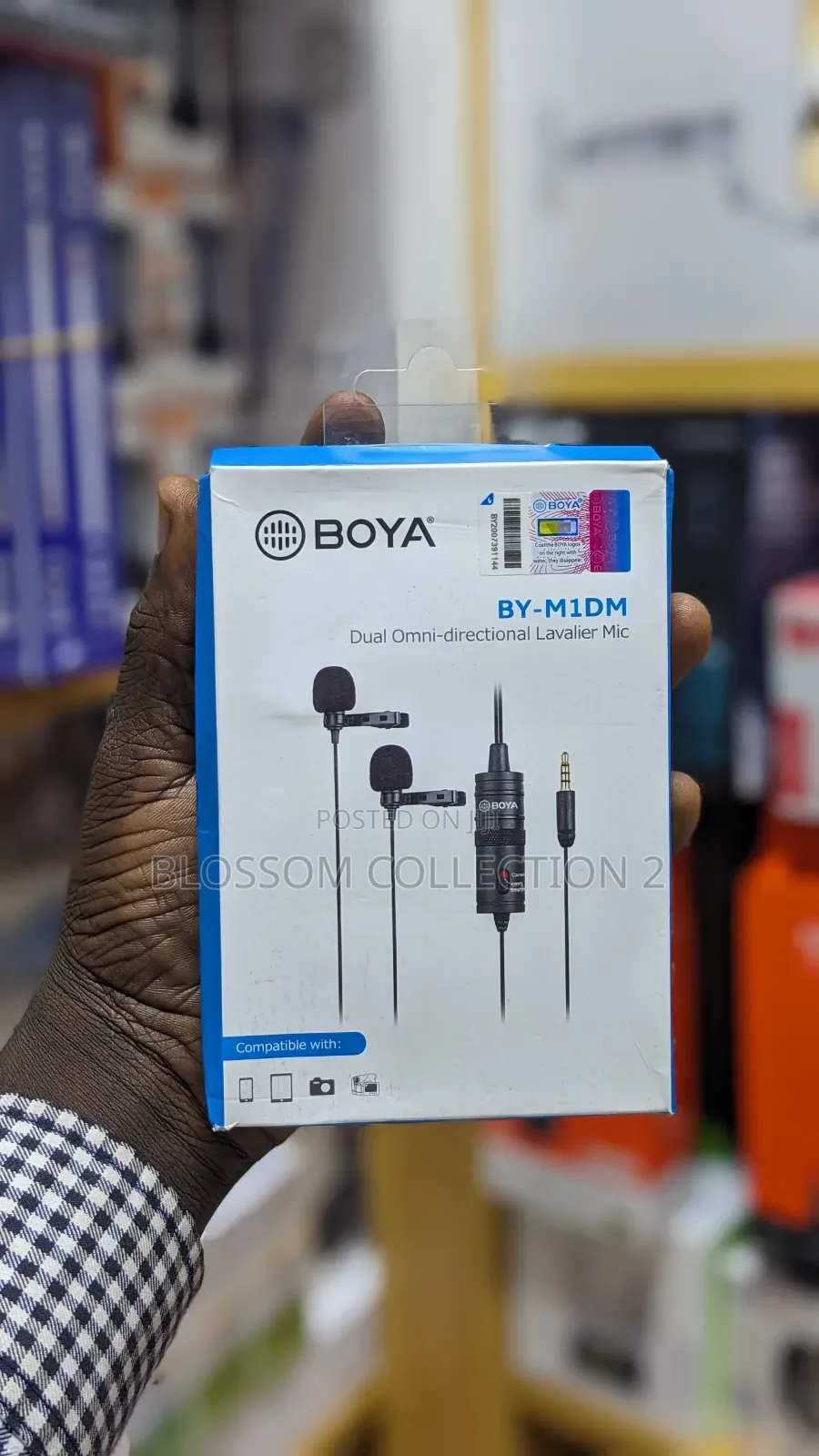 Boya Lavalier Dual Omni-Directional Microphone
Bym1dm