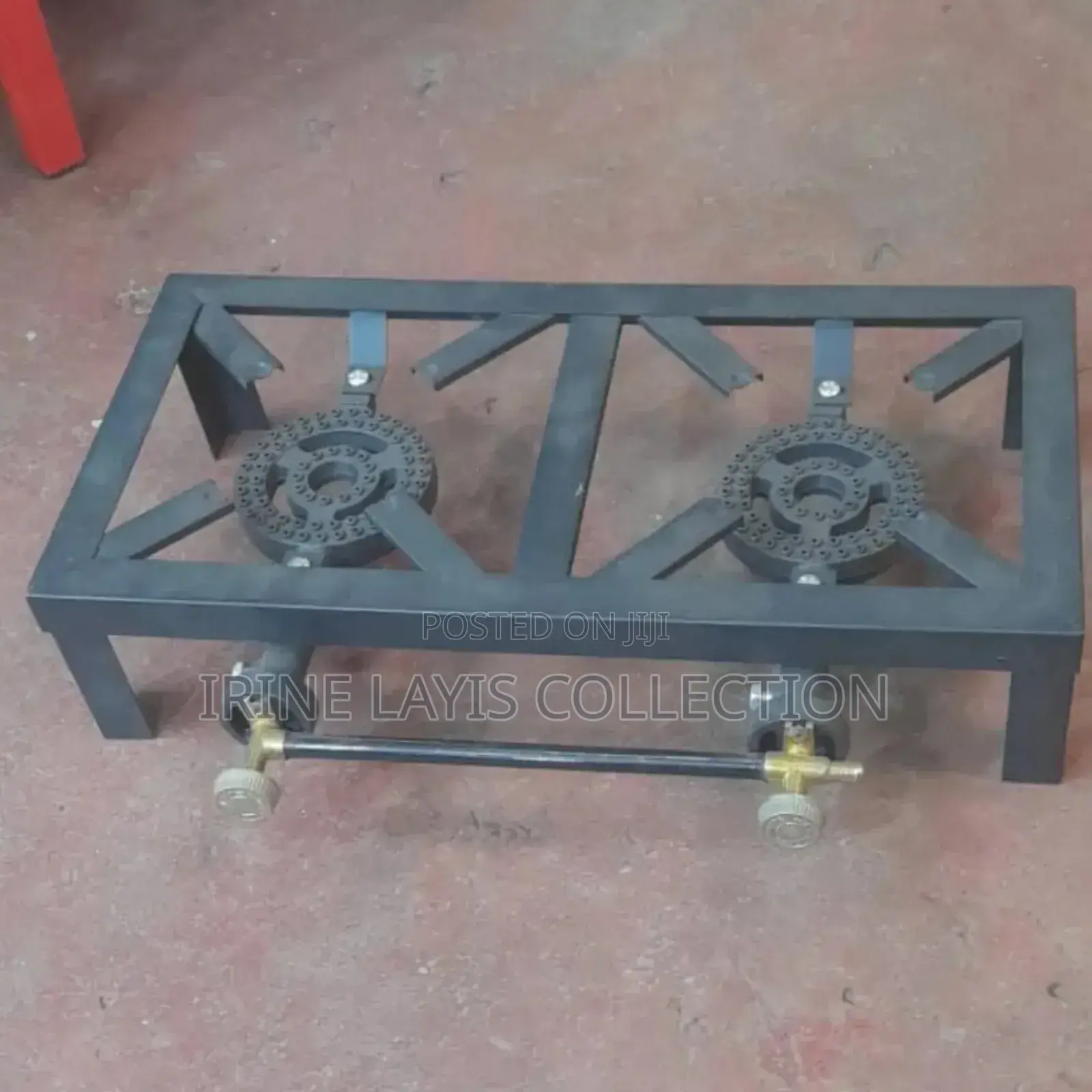 Commercial Double-Burner Gas Stove