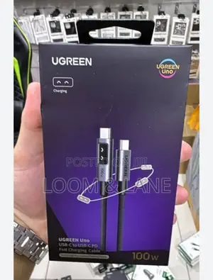 Ugreen Uno Usb C to Usb C Cable 100w Fast Charging Cable
