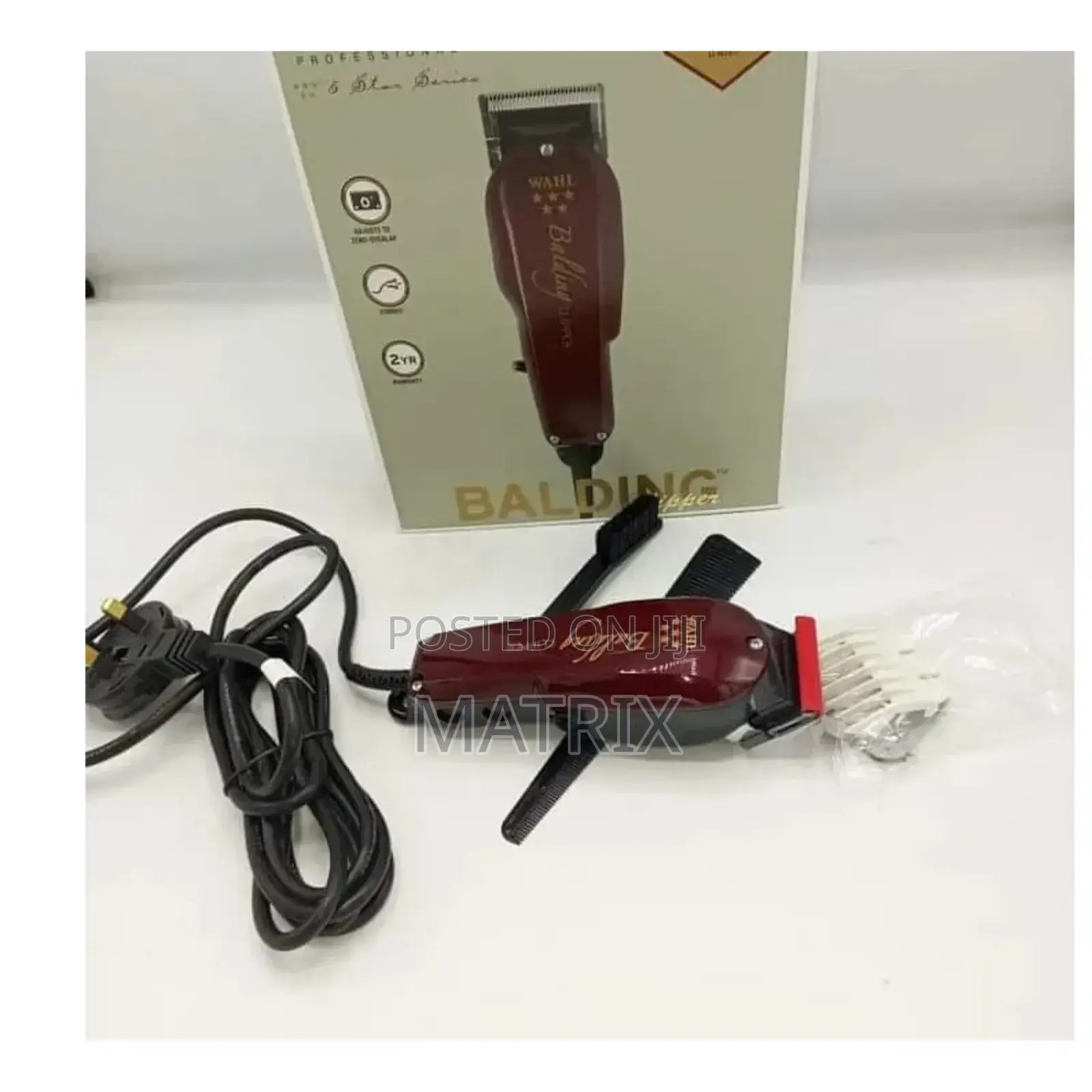 Wahl Professional 5 Star Balding Clipper, Corded V5000
