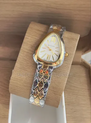Silver Gold Bvlgari Women's Original Gift Box Time Piece
