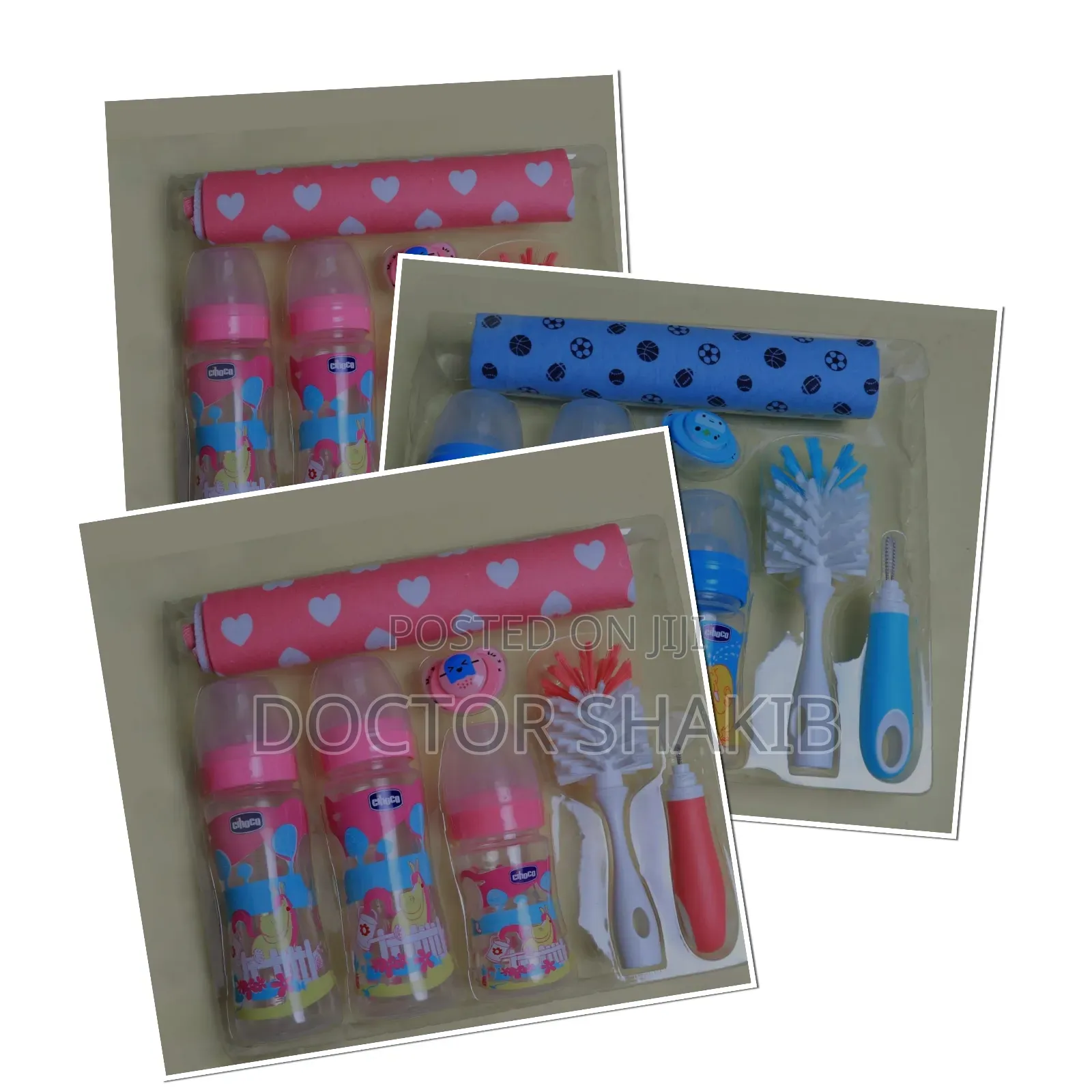 New Chicco Baby Feeding Bottle Gift Set