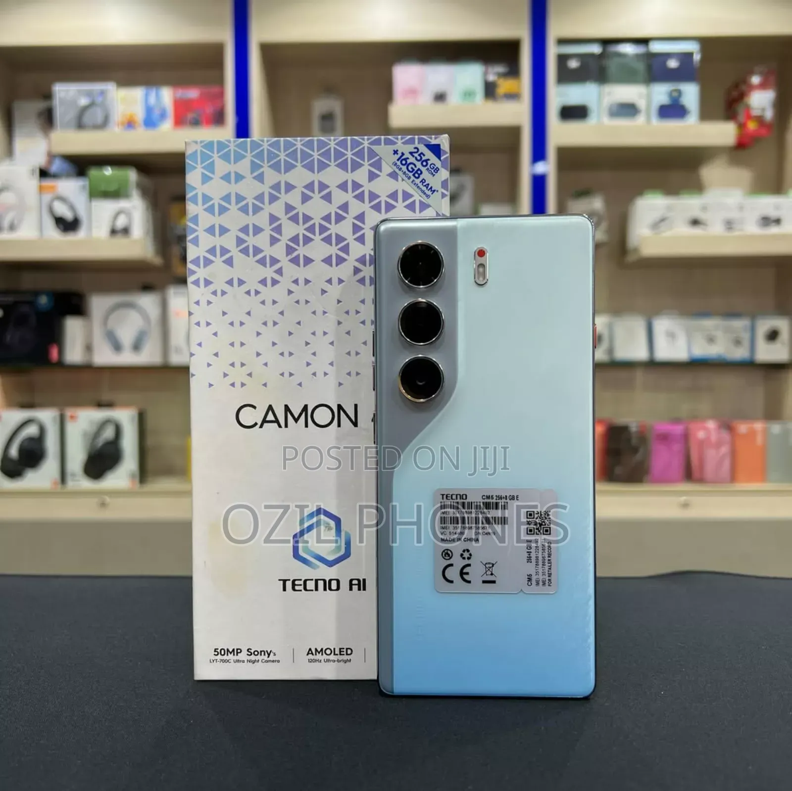 New Tecno Camon 40 Pro 256 GB Blue