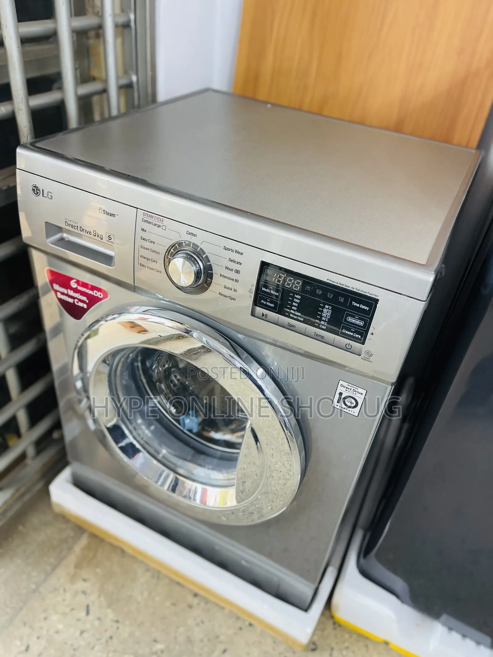 9kgs,Brandnew Front Loader Lg Washing Machine