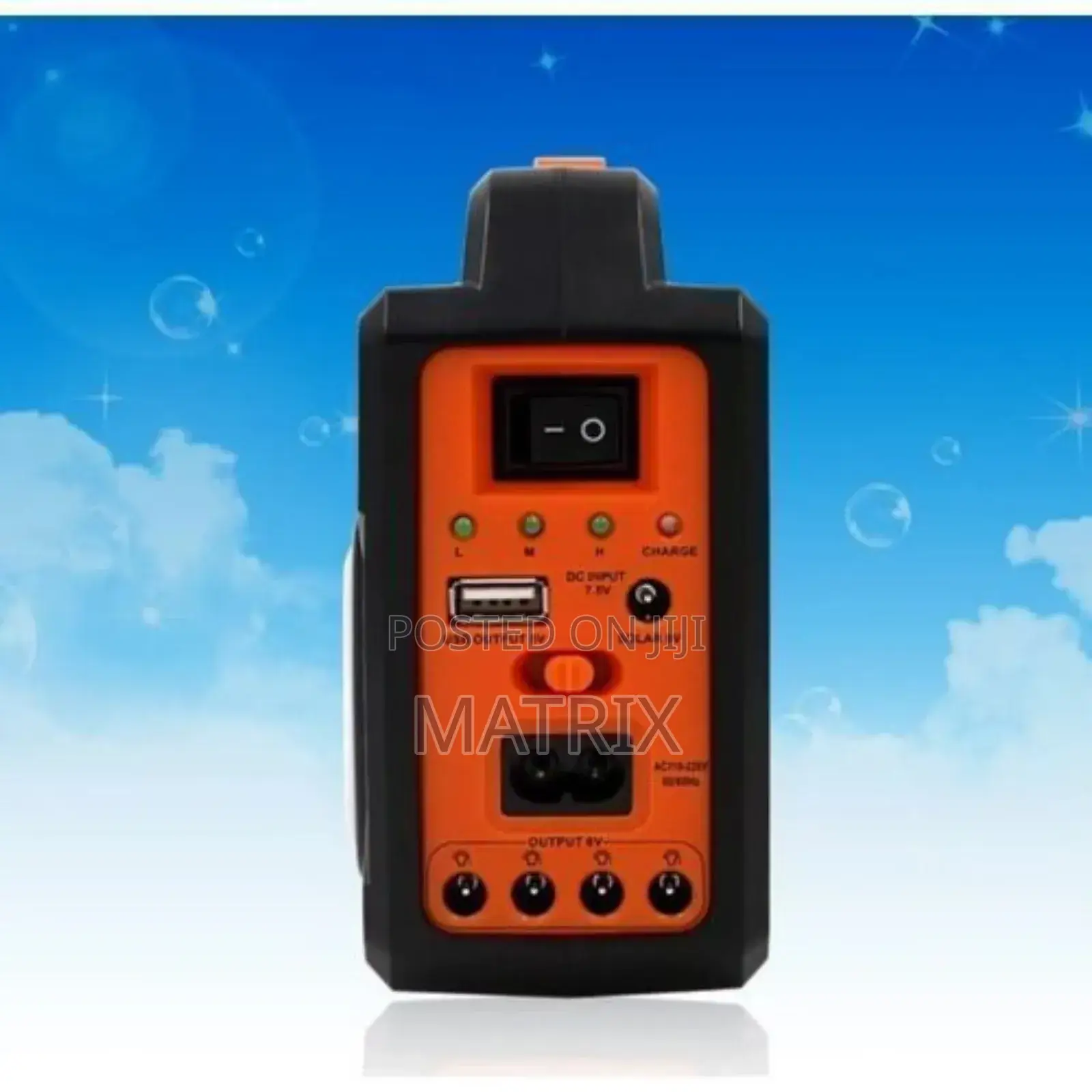 Solar Lighting System Solar Panel+Battery+ Lamp+ Dc Cable