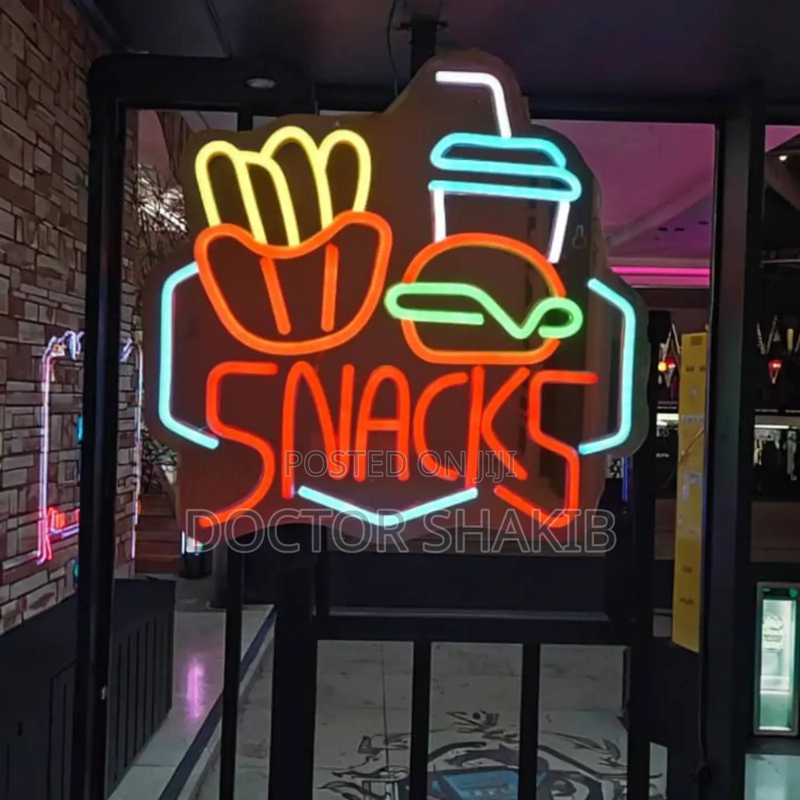Snack Led Neon Sign