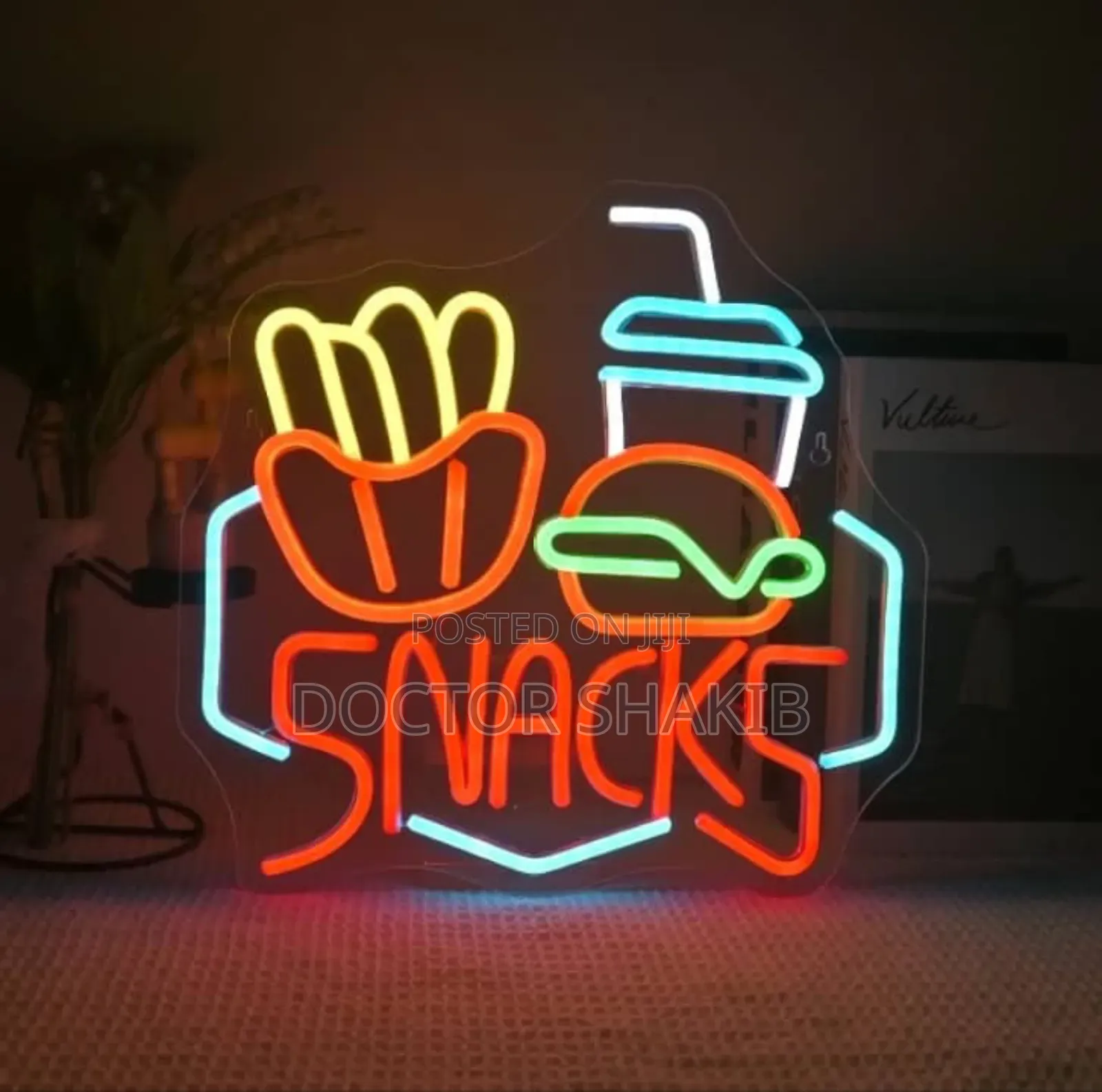 Snack Led Neon Sign