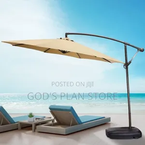 Khaki Outdoor Garden Umbrella