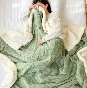 Print Stripe Fleece Blankets